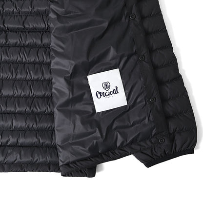 ORCIVAL オーシバル クルーネック インナーダウン ジャケット OR-A0086 DPL 中綿 カーディガン メンズ