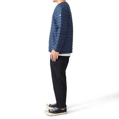 ORCIVAL オーシバル クルーネック インナーダウン ジャケット OR-A0086 DPL 中綿 カーディガン メンズ