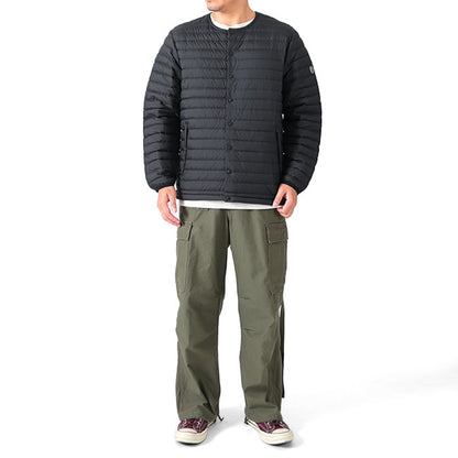 ORCIVAL オーシバル クルーネック インナーダウン ジャケット OR-A0086 DPL 中綿 カーディガン メンズ