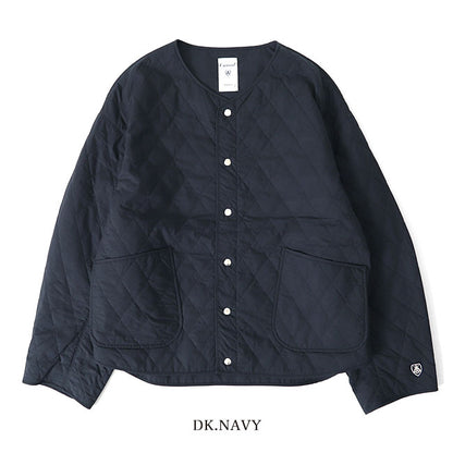 ORCIVAL オーシバル インサレーション カラーレス ショート キルトジャケット OR-A0217 MTY 中綿 ブルゾン レディース