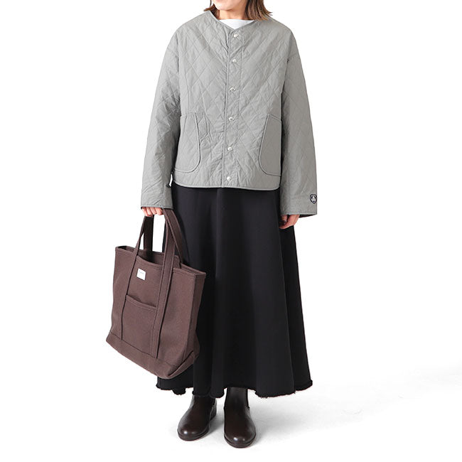ORCIVAL オーシバル インサレーション カラーレス ショート キルトジャケット OR-A0217 MTY 中綿 ブルゾン レディース
