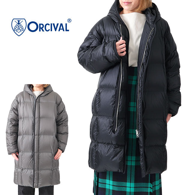ORCIVAL オーシバル PERTEX ライトダウン フード付き ダウンコート OR-A0225 PMR レディース