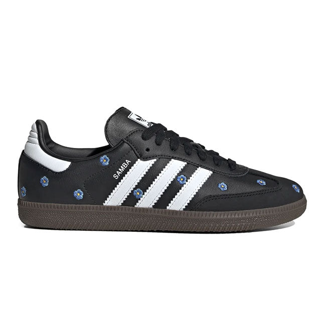 adidas アディダスオリジナルス SAMBA OG W フラワー刺繍 サンバ IF4397 黒 花柄 メンズ レディース