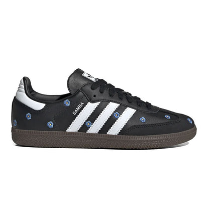 adidas アディダスオリジナルス SAMBA OG W フラワー刺繍 サンバ IF4397 黒 花柄 メンズ レディース