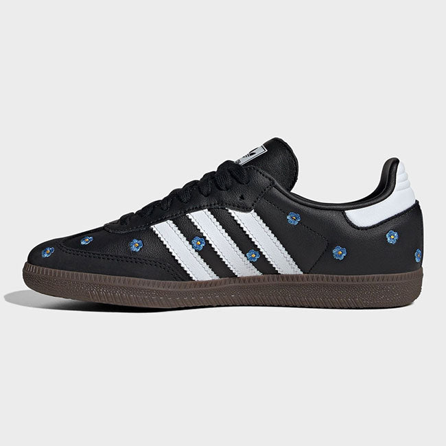 adidas アディダスオリジナルス SAMBA OG W フラワー刺繍 サンバ IF4397 黒 花柄 メンズ レディース