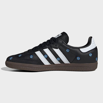 adidas アディダスオリジナルス SAMBA OG W フラワー刺繍 サンバ IF4397 黒 花柄 メンズ レディース
