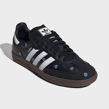 adidas アディダスオリジナルス SAMBA OG W フラワー刺繍 サンバ IF4397 黒 花柄 メンズ レディース