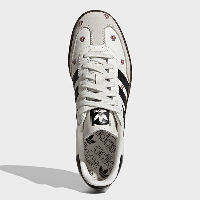 adidas アディダスオリジナルス SAMBA OG W フラワー刺繍 サンバ IF4398 白 花柄 メンズ レディース