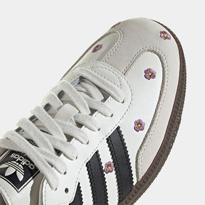 adidas アディダスオリジナルス SAMBA OG W フラワー刺繍 サンバ IF4398 白 花柄 メンズ レディース