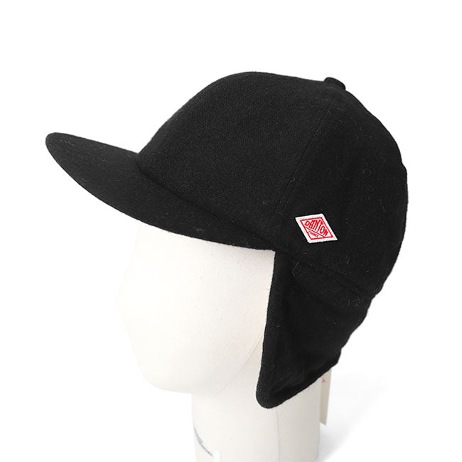 DANTON ダントン 耳当て付き エターミンウール ボア 6パネルキャップ DT-H0118 EKE フライトキャップ 帽子 メンズ レディース