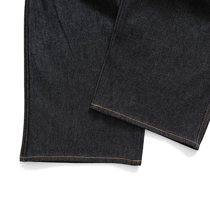 Traditional Weatherwear トラディショナルウェザーウェア UNIONSLACKS 102D DENIM ユニオンスラック ブラックデニム ワイドジーンズ メンズ