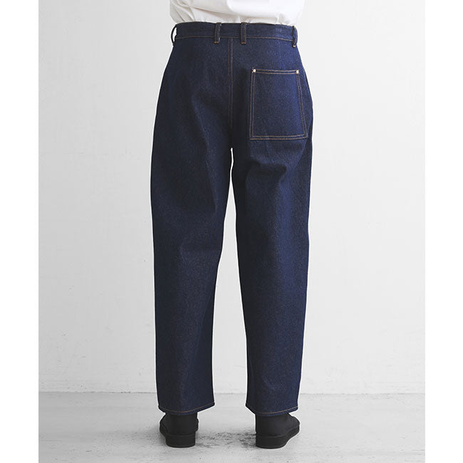 Traditional Weatherwear トラディショナルウェザーウェア UNIONSLACKS 102D DENIM ユニオンスラック インディゴデニム ワイドジーンズ メンズ