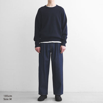 Traditional Weatherwear トラディショナルウェザーウェア UNIONSLACKS 102D DENIM ユニオンスラック インディゴデニム ワイドジーンズ メンズ