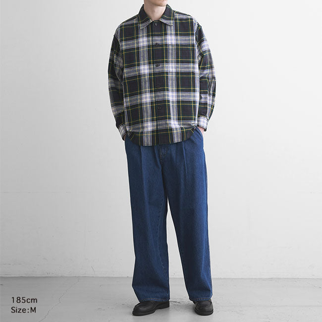 Traditional Weatherwear トラディショナルウェザーウェア UNIONSLACKS 102D DENIM ユニオンスラック ビンテージ インディゴデニム ワイドジーンズ メンズ