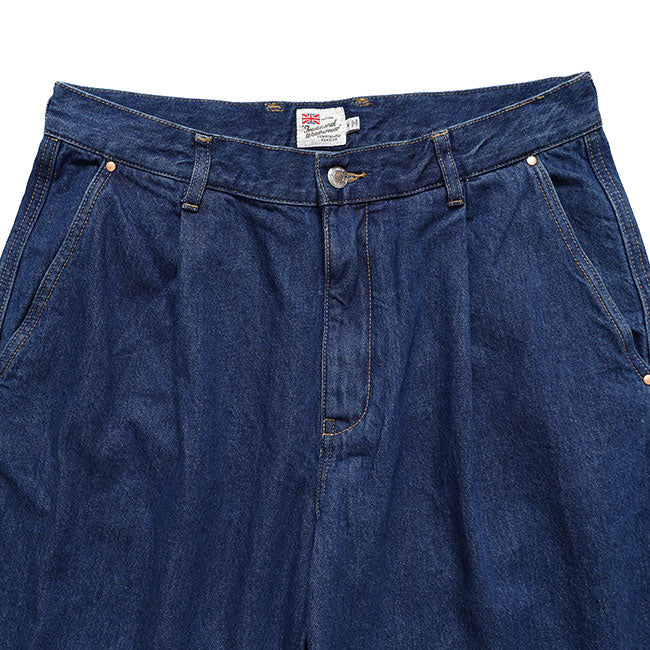 Traditional Weatherwear トラディショナルウェザーウェア UNIONSLACKS 102D DENIM ユニオンスラック ビンテージ インディゴデニム ワイドジーンズ メンズ