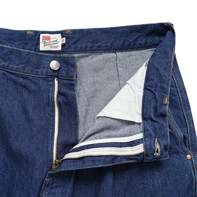 Traditional Weatherwear トラディショナルウェザーウェア UNIONSLACKS 102D DENIM ユニオンスラック ビンテージ インディゴデニム ワイドジーンズ メンズ