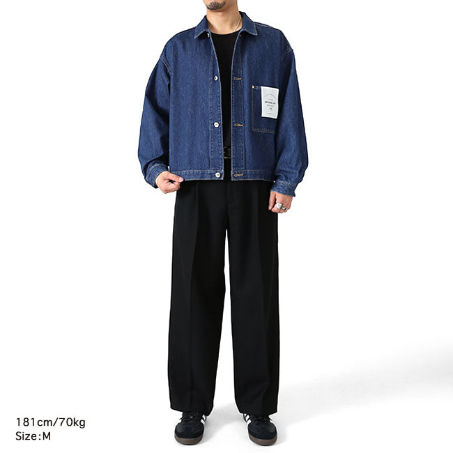 Traditional Weatherwear トラディショナルウェザーウェア UNIONSLACKS 102 ユニオンスラック ウールギャバジン ワイドスラックス メンズ