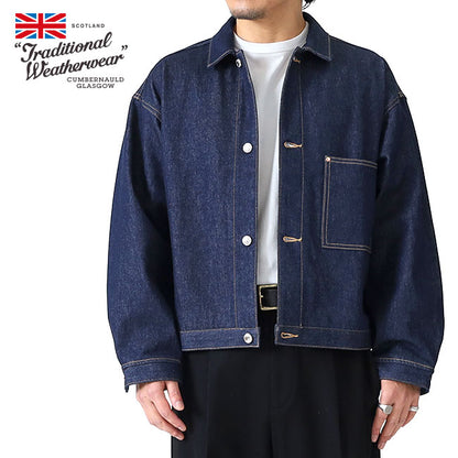 Traditional Weatherwear トラディショナルウェザーウェア WORK JACKET 001D ワーク デニムジャケット Gジャン メンズ