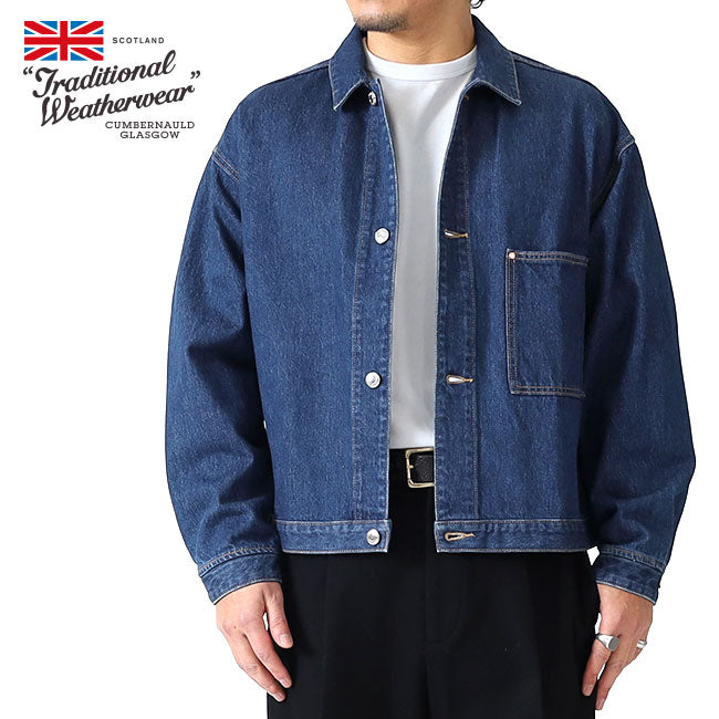 Traditional Weatherwear トラディショナルウェザーウェア WORK JACKET 001D ワーク ビンテージ インディゴ デニムジャケット Gジャン メンズ