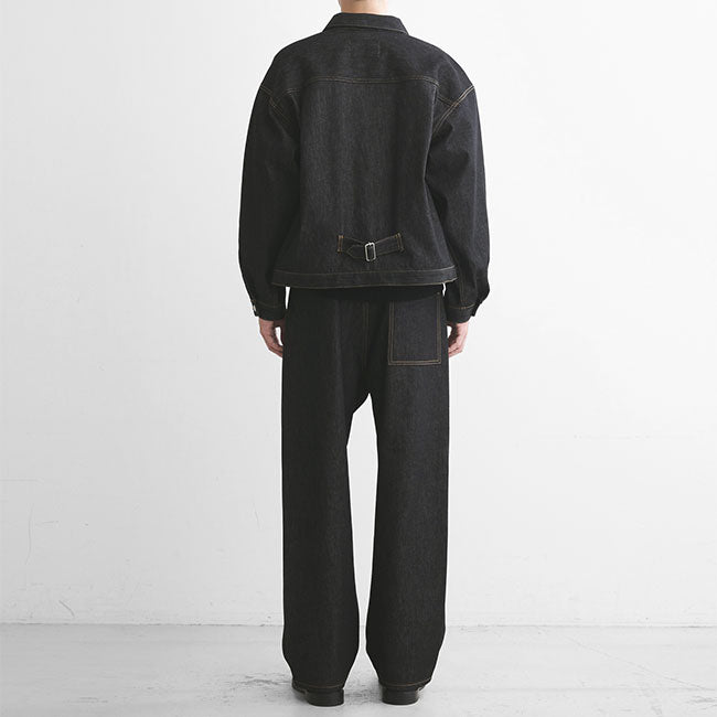 Traditional Weatherwear トラディショナルウェザーウェア WORK JACKET 001D ワーク ブラックデニムジャケット Gジャン メンズ