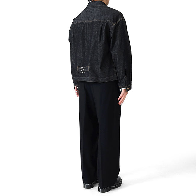 Traditional Weatherwear トラディショナルウェザーウェア WORK JACKET 001D ワーク ブラックデニムジャケット Gジャン メンズ