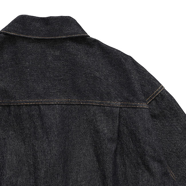 Traditional Weatherwear トラディショナルウェザーウェア WORK JACKET 001D ワーク ブラックデニムジャケット Gジャン メンズ