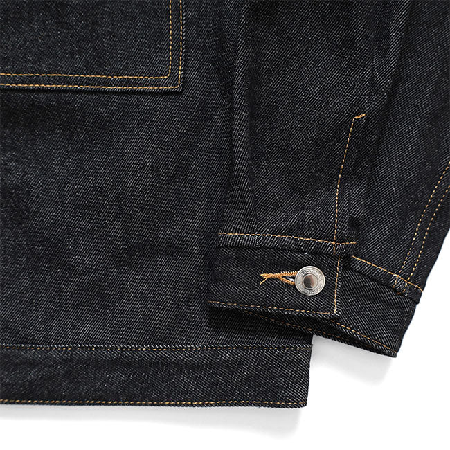 Traditional Weatherwear トラディショナルウェザーウェア WORK JACKET 001D ワーク ブラックデニムジャケット Gジャン メンズ