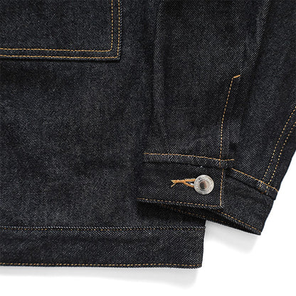 Traditional Weatherwear トラディショナルウェザーウェア WORK JACKET 001D ワーク ブラックデニムジャケット Gジャン メンズ