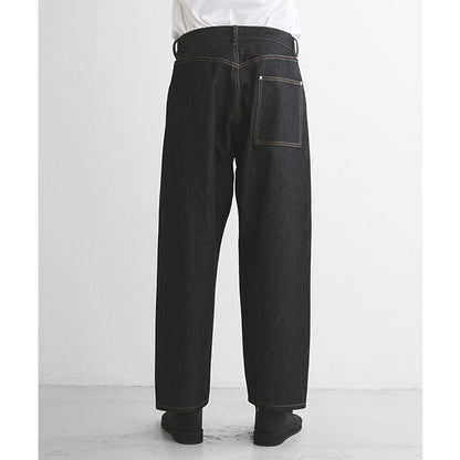Traditional Weatherwear トラディショナルウェザーウェア UNIONSLACKS 105D DENIM ユニオンスラック ブラックデニム テーパードジーンズ メンズ