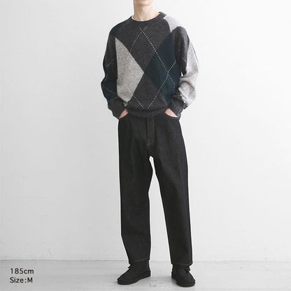 Traditional Weatherwear トラディショナルウェザーウェア UNIONSLACKS 105D DENIM ユニオンスラック ブラックデニム テーパードジーンズ メンズ