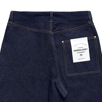 Traditional Weatherwear トラディショナルウェザーウェア UNIONSLACKS 105D DENIM ユニオンスラック インディゴデニム テーパードジーンズ メンズ