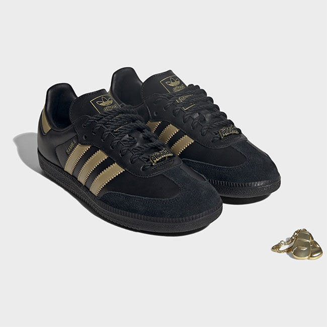 adidas アディダスオリジナルス サンバ SAMBA OG KI5854 ブラック ゴールド 黒金 スニーカー シューズ メンズ レディース