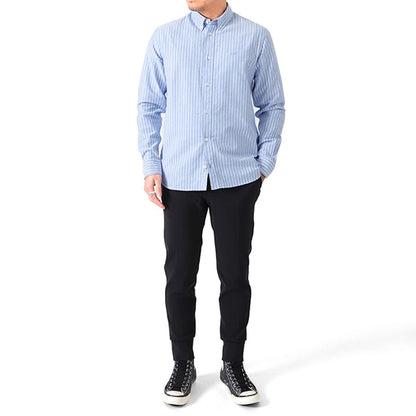 DENHAM デンハム ボタンダウン ストライプ オックスフォードシャツ RICH REG SHIRT 長袖シャツ メンズ