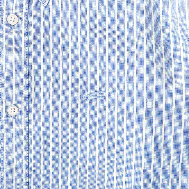 DENHAM デンハム ボタンダウン ストライプ オックスフォードシャツ RICH REG SHIRT 長袖シャツ メンズ