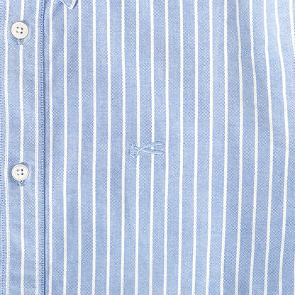 DENHAM デンハム ボタンダウン ストライプ オックスフォードシャツ RICH REG SHIRT 長袖シャツ メンズ