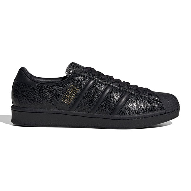 adidas originals アディダス オリジナルス プレミアムレザー スーパースター ビンテージ IH1675 スニーカー 黒 ブラック メンズ
