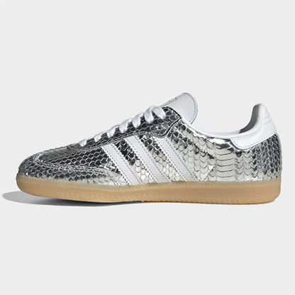 adidas originals アディダス オリジナルス メタリック スネークスキン SAMBA OG W サンバ IH9016 ヘビ柄 シルバー 銀 レディース