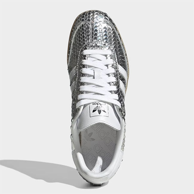 adidas originals アディダス オリジナルス メタリック スネークスキン SAMBA OG W サンバ IH9016 ヘビ柄 シルバー 銀 レディース