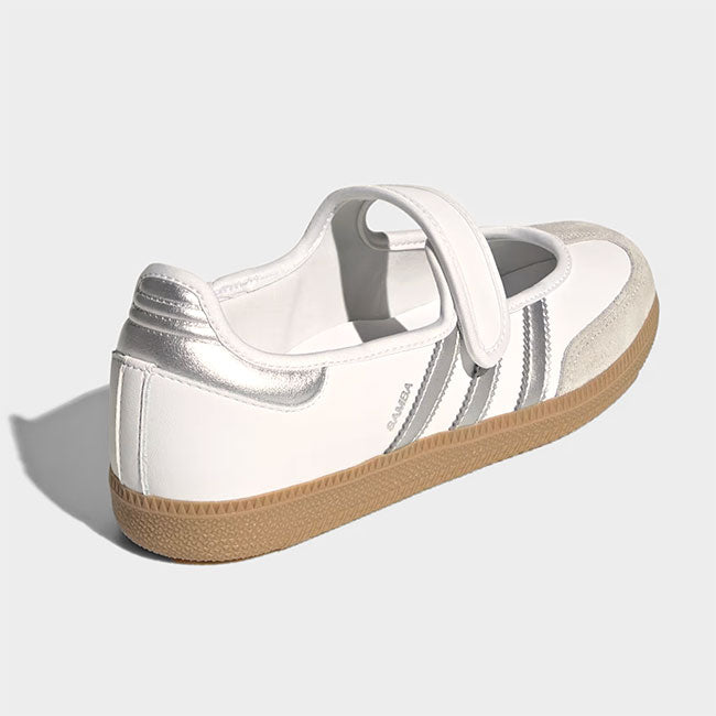 adidas originals アディダス オリジナルス Samba Jane サンバ メリージェーン KJ3785 白 シルバー 銀 パンプス レディース