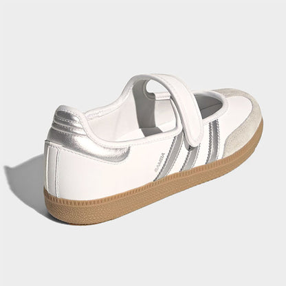 adidas originals アディダス オリジナルス Samba Jane サンバ メリージェーン KJ3785 白 シルバー 銀 パンプス レディース