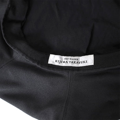 KIJIMA TAKAYUKI POLY CHINO FLAT BIG CASQUETTE 251215