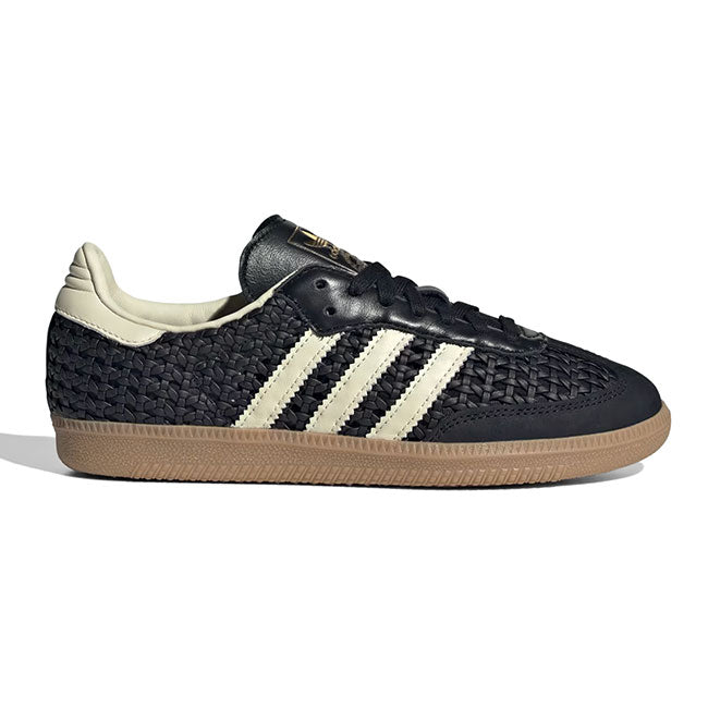 adidas originals アディダスオリジナルス SAMBA OG サンバ 編み込みレザー シューズ HQ9282 黒 スニーカー メンズ レディース