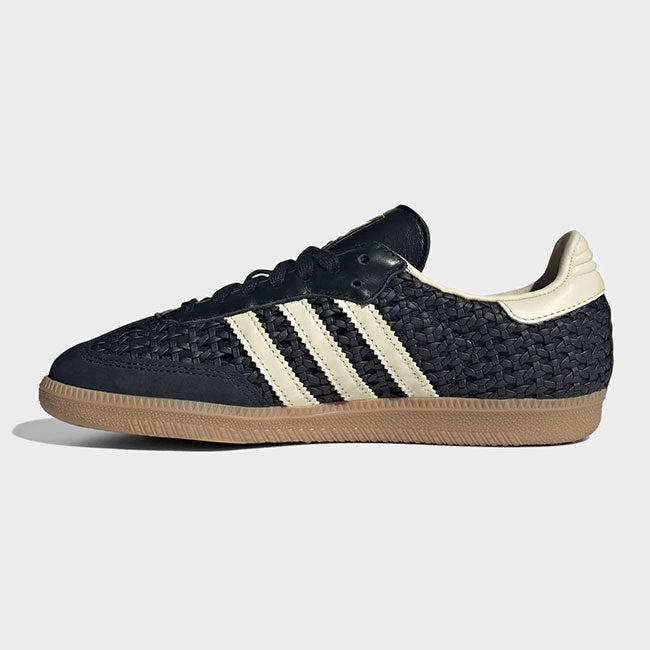 adidas originals アディダスオリジナルス SAMBA OG サンバ 編み込みレザー シューズ HQ9282 黒 スニーカー メンズ レディース