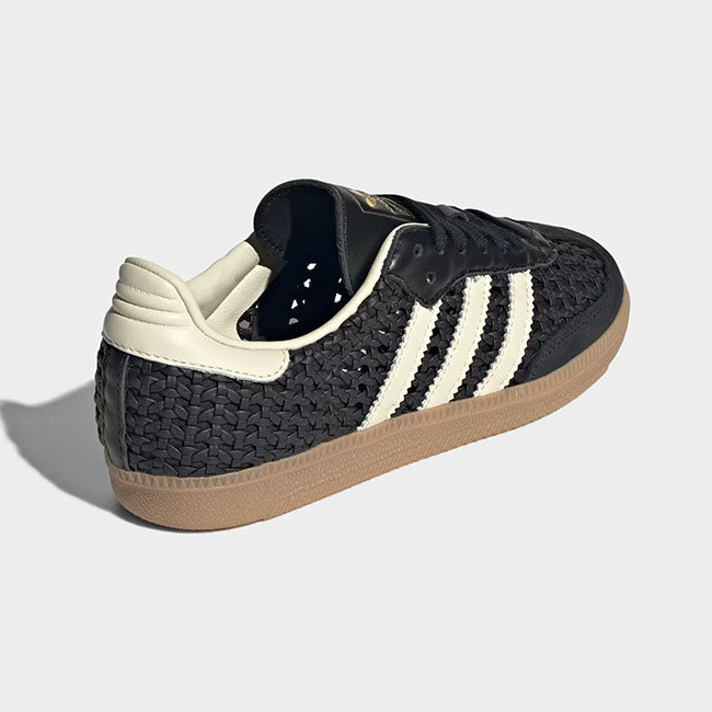 adidas originals アディダスオリジナルス SAMBA OG サンバ 編み込みレザー シューズ HQ9282 黒 スニーカー メンズ レディース