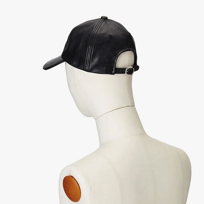 KIJIMA TAKAYUKI SHEEPSKIN LEATHER 6PANEL CAP 242809