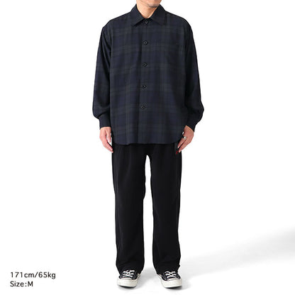 Traditional Weatherwear トラディショナルウェザーウェア チェック ワークシャツ G242OSFSH0308TL ブラックウォッチ メンズ