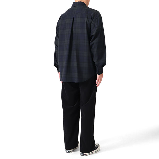 Traditional Weatherwear トラディショナルウェザーウェア チェック ワークシャツ G242OSFSH0308TL ブラックウォッチ メンズ