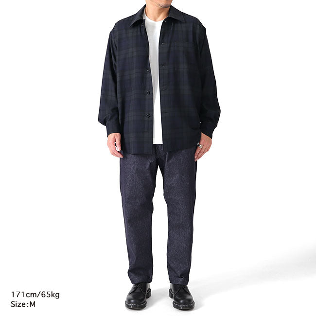Traditional Weatherwear トラディショナルウェザーウェア チェック ワークシャツ G242OSFSH0308TL ブラックウォッチ メンズ