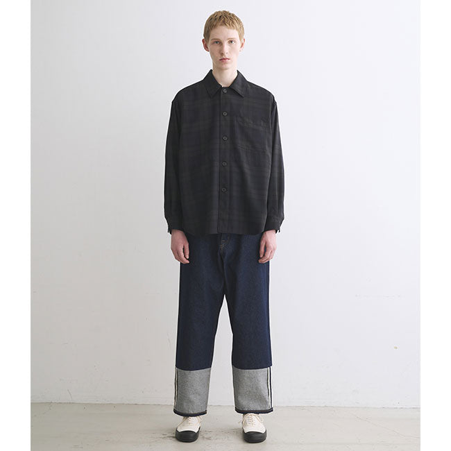 Traditional Weatherwear トラディショナルウェザーウェア チェック ワークシャツ G242OSFSH0308TL ブラックウォッチ メンズ