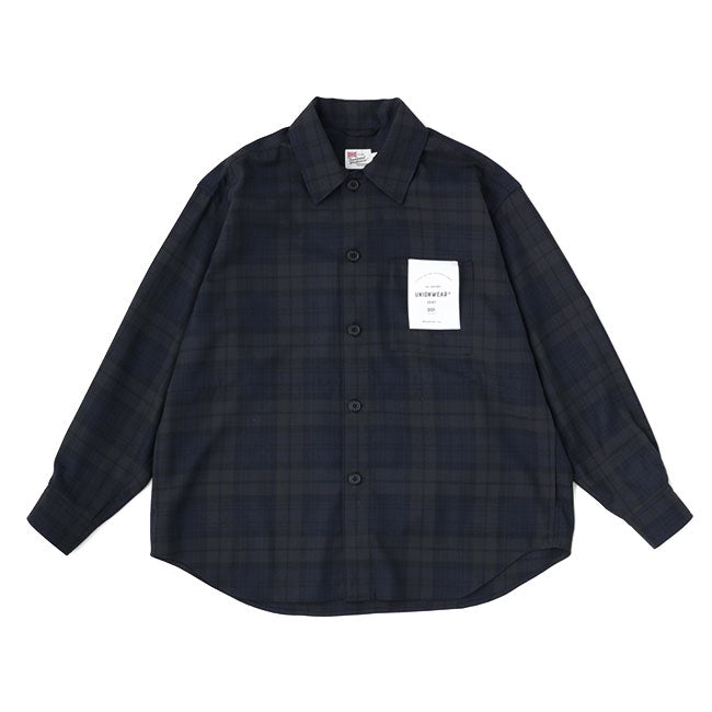 Traditional Weatherwear トラディショナルウェザーウェア チェック ワークシャツ G242OSFSH0308TL ブラックウォッチ メンズ